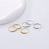 Wholesale 925 Sterling Silver Geometric Niche Retro Light Luxury Women's Ring With Electroplating