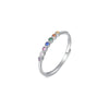Wholesale 925 Sterling Silver Geometric Niche Retro Light Luxury Women's Ring With Electroplating
