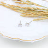 Wholesale 925 Sterling Silver Geometric Oval Inlaid Zircon Earrings For Women
