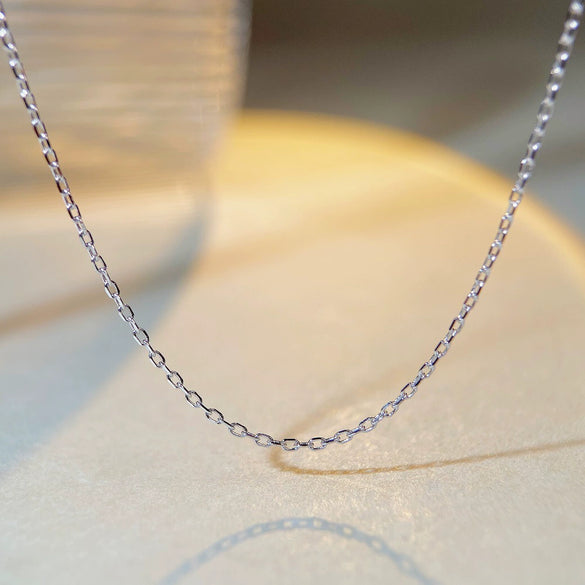 Wholesale 925 Sterling Silver Geometric Pendant Necklace With Square Shape For Women
