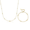 Wholesale Sterling Silver Geometric Plain Chain Necklace For Women
