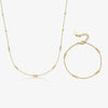 Wholesale Sterling Silver Geometric Plain Chain Necklace For Women