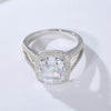 Wholesale 925 Sterling Silver Geometric Ring Set With Diamonds For Women