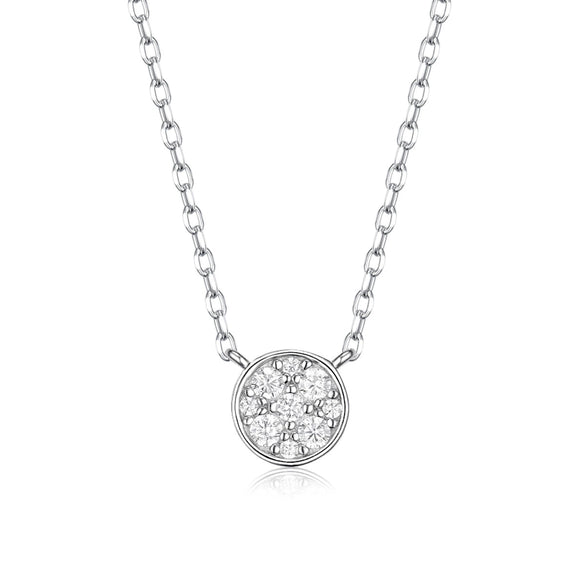 Wholesale 925 Sterling Silver Geometric Round Bracelet For Women With Seiko Craftsmanship And Zircon Inlay