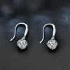 Wholesale 925 Sterling Silver Geometric Simple Women's Earrings With Moissanite Earhook