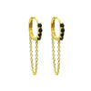 Wholesale 925 Sterling Silver Geometric Style Earrings With Zircon And Diamond Design