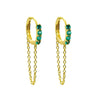 Wholesale 925 Sterling Silver Geometric Style Earrings With Zircon And Diamond Design