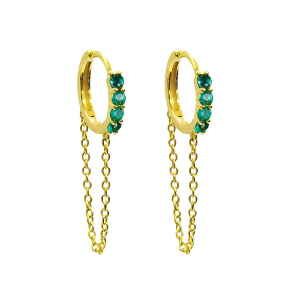 Wholesale 925 Sterling Silver Geometric Style Earrings With Zircon And Diamond Design