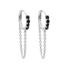 Wholesale 925 Sterling Silver Geometric Style Earrings With Zircon And Diamond Design