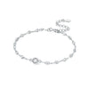 Wholesale 925 Sterling Silver Gold Plated Fashion Versatile Exquisite Shiny Women's Bracelet