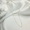 Wholesale 925 Sterling Silver Goldplated Minimalist Geometric O Chain Necklace For Women