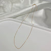 Wholesale 925 Sterling Silver Goldplated Minimalist Geometric O Chain Necklace For Women