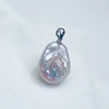 Wholesale Sterling Silver Handmade Melon Buckle Pendant Baroque Freshwater Pearl Necklace With Irregular Design