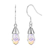 Wholesale 925 Sterling Silver Heart Crystal Ear Hooks For Women