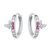 Wholesale 925 Sterling Silver Heart Shape Insects Butterfly Bee Electroplated Women's Earrings