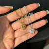 Wholesale 925 Sterling Silver Heart Shape Retro Texture Women Clavicle Chain Necklace With Electroplating Design