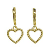 Wholesale 925 Sterling Silver Heart Shaped Love Pendant Earrings With Ear Buckle Seiko Crafted For Women