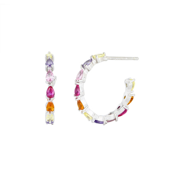 Wholesale 925 Sterling Silver Inlaid Zircon Ushape Earrings For Women