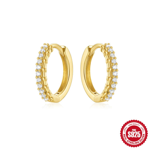 Wholesale 925 Sterling Silver Irregular Twisted Earring With S Cross Ear Buckle Electroplated For Women Geometric Design