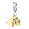 Wholesale Sterling Silver Jewelry With Star Moon Religious Charm And Dripping Oil Design