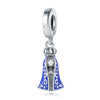 Wholesale Sterling Silver Jewelry With Star Moon Religious Charm And Dripping Oil Design