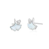 Wholesale 925 Sterling Silver Leaf Style Electroplated Women's Earrings