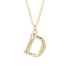 Wholesale 925 Sterling Silver Letter Necklace Electroplated For Women