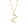 Wholesale 925 Sterling Silver Letter Necklace Electroplated For Women