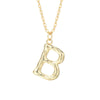 Wholesale 925 Sterling Silver Letter Necklace Electroplated For Women