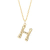 Wholesale 925 Sterling Silver Letter Necklace Electroplated For Women
