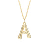 Wholesale 925 Sterling Silver Letter Necklace Electroplated For Women
