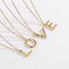 Wholesale 925 Sterling Silver Letter Necklace Electroplated For Women