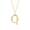 Wholesale 925 Sterling Silver Letter Necklace Electroplated For Women
