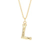 Wholesale 925 Sterling Silver Letter Necklace Electroplated For Women