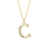 Wholesale 925 Sterling Silver Letter Necklace Electroplated For Women