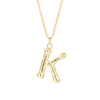 Wholesale 925 Sterling Silver Letter Necklace Electroplated For Women