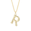 Wholesale 925 Sterling Silver Letter Necklace Electroplated For Women