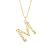 Wholesale 925 Sterling Silver Letter Necklace Electroplated For Women