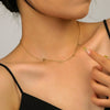 Wholesale 925 Sterling Silver Letter Necklace With Electroplating Cross Chain Style