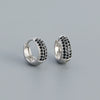 Wholesale 925 Sterling Silver Light Luxury Geometric Earrings With Micro Inset U Type Ear Buckle And Electroplating