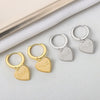 Wholesale 925 Sterling Silver Love Ear Buckle Earrings With Flower Pattern For Women Light Luxury Style