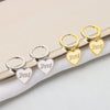 Wholesale 925 Sterling Silver Love Ear Buckle Earrings With Flower Pattern For Women Light Luxury Style