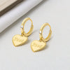 Wholesale 925 Sterling Silver Love Ear Buckle Earrings With Flower Pattern For Women Light Luxury Style