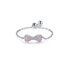 Wholesale 925 Sterling Silver Micro Bow Ring Lovely Style Adjustable For Women