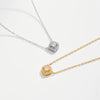 Wholesale 925 Sterling Silver Microinlaid Pearshaped Clavicle Necklace With Cross Chain For Women Geometric Design Platinum Or 18K Gold Electroplated