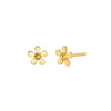 Wholesale 925 Sterling Silver Mini Flower Earrings Electroplated Sweet Style For Women