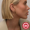 Wholesale 925 Sterling Silver Mini Hoop Stud Earrings With Wave Design And Geometric Pattern Electroplated For Women