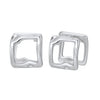 Wholesale 925 Sterling Silver Minimalist Geometric Jewelry With Electroplating For Women