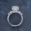 Wholesale 925 Sterling Silver Minimalist Geometric Sixpointed Star Ring For Girls With Electroplating