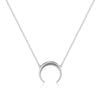 Wholesale 925 Sterling Silver Moonshaped Clavicle Chain For Women Seiko Ins Style Highend Sweater Chain